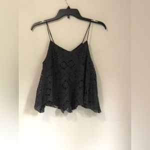 Spaghetti strap crop top